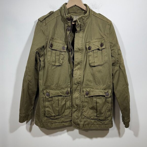 Lucky Brand Jackets & Blazers - Lucky Brand Womens Utility Chore Barn Coat Jacket Size M khaki Green